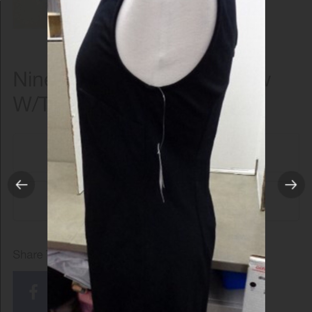 NWT Nine West Black Dress - Picture 2 of 5
